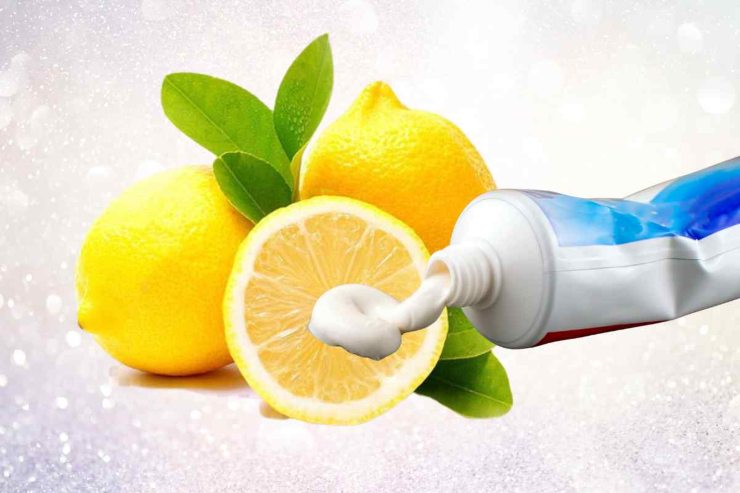 Limone e dentifricio