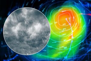 alta pressione e pioggia