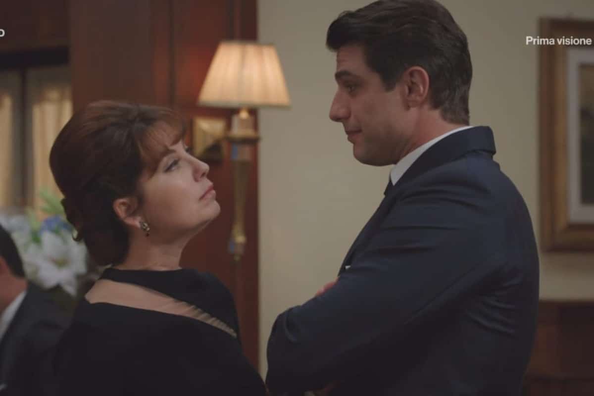 adelaide e marcello in una scena de il paradiso delle signore
