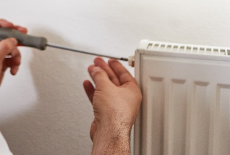 sfiatamento del termosifone